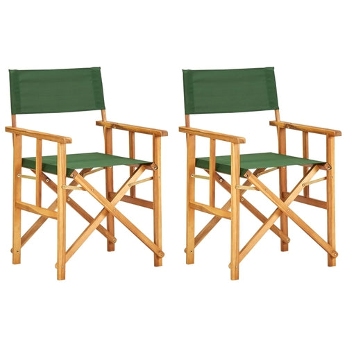 Folding Director's Chair | Acacia Wood Chairs | Gardenwayz