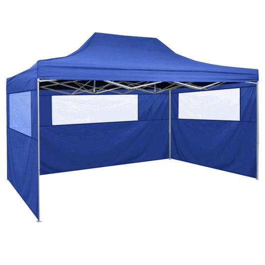 Professional Folding Party Tent with 3 Sidewalls 118.1"x157.5"